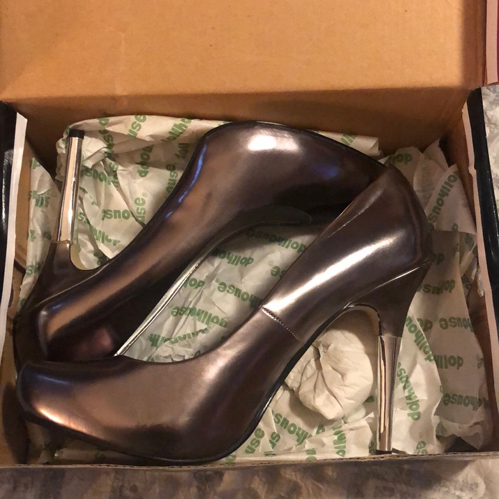 Silver heels